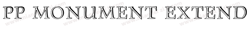 PP Monument Extended Semibold字体转换